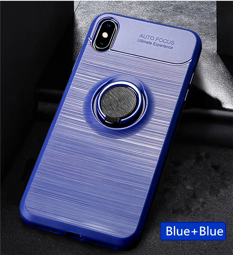 Huawei P30 P20 Mate 20 30 Lite Pro Case Anti Shock Impact Soft TPU Silicone For Brushed ring bracket case |
