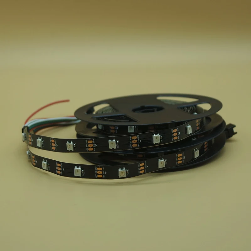 1 м/5 м WS2812B 30/60/144 светодиодов/м Smartled pixel RGB индивидуально адресуемые светодиодные