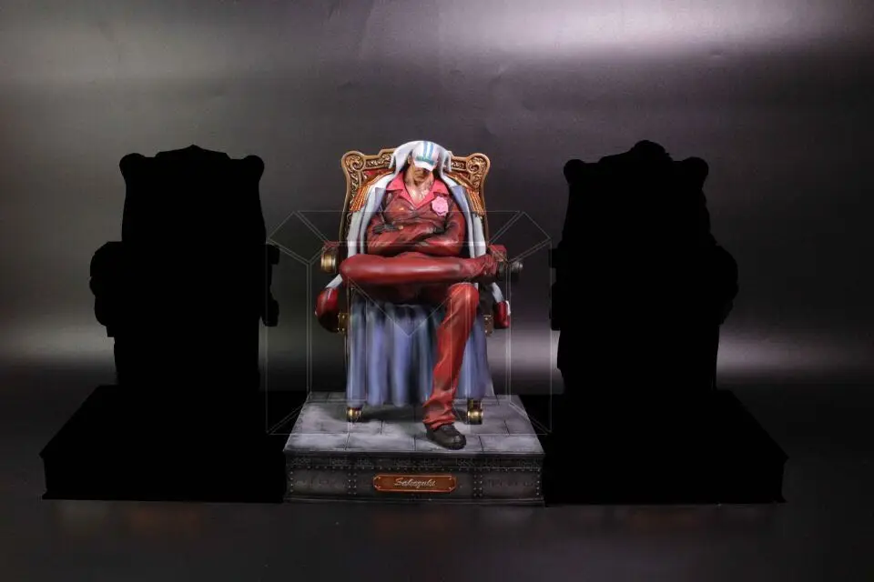 

MODEL FANS instock model place One Piece 29cm Sakazuki Sitting posture gk resin statue toy Figure for Collection