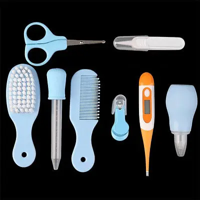 1 Set Newborn Baby Nail Hair Health Care Body Thermometer Grooming Kit Gift Kids Cleaning | Дом и сад