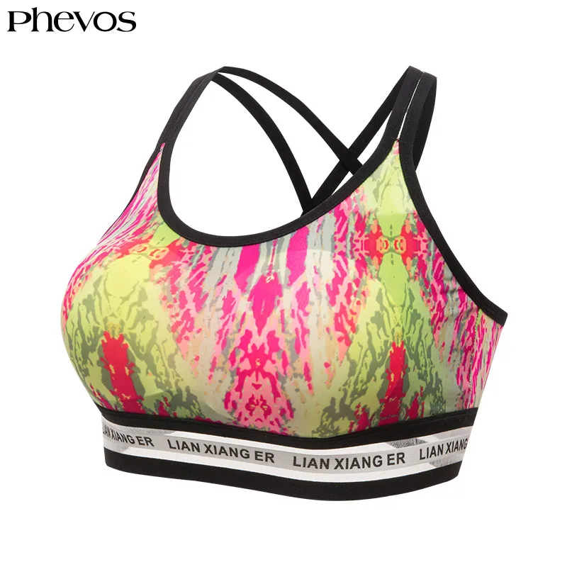 Phevos Quick Dry Sports Bra for Womens Gym Brassiere Sport Woman Fitness Top Padded Yoga Breathable Sexy | Спорт и развлечения