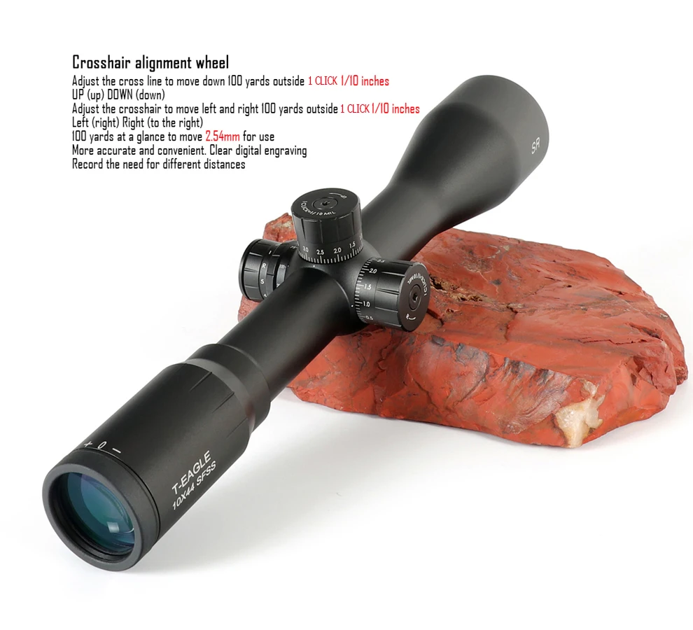 Известный горячий бренд T-Eagle SR10X44SFIR тактический прицел охотничья оптика AirRifle sniper охотничья Оптика прицел