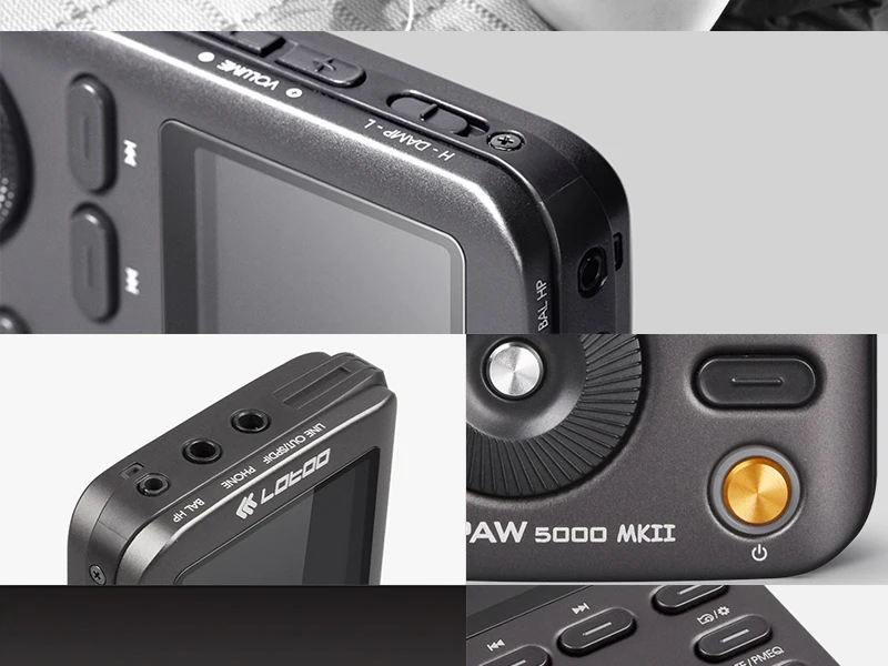 LOTOO PAW 5000 MKII Портативный Hi-Fi музыкальный плеер AKM премиум серии DAC чип AK4490 DSD64/DSD128/DSD25 32 бит/384 кГц USB3.0 JABEN