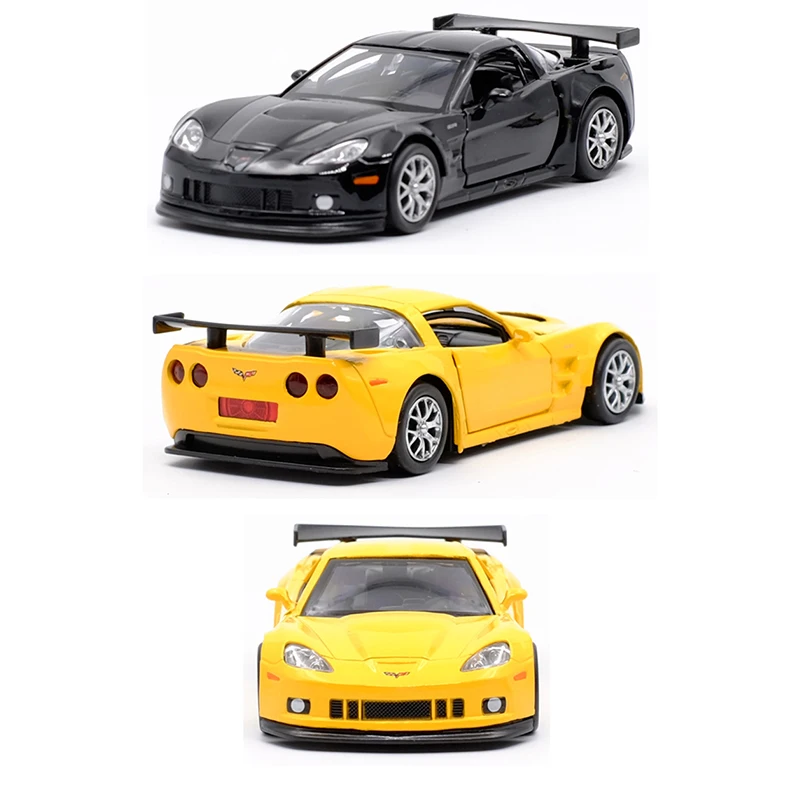 RMZ CITY 1:36 Corvette C6 R многоцветная модель автомобиля из сплава с откидной спинкой для