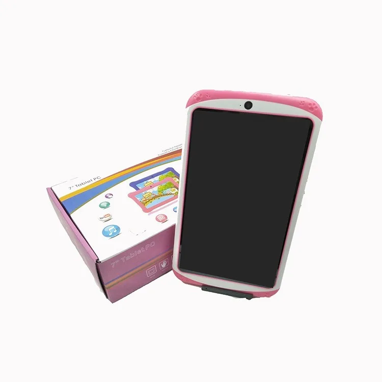 Детский планшет, 7 дюймов, android 5,1, планшетный ПК, 8G, четырехъядерный, WiFi, Bluetooth, 1024*600, ips экран, мультяшный, лучший подарок для детей