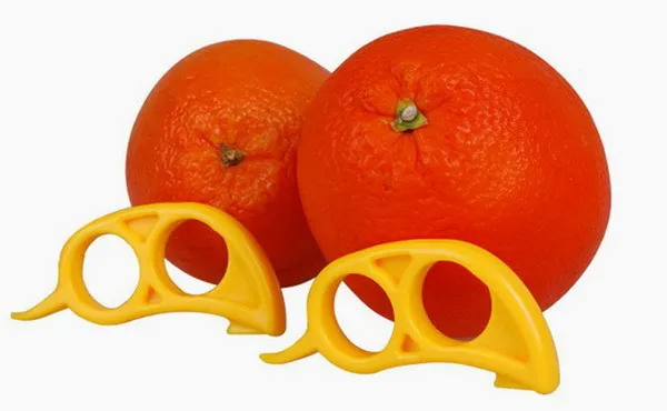 

Creative Small Mouse Open Orange Peel Orange Device