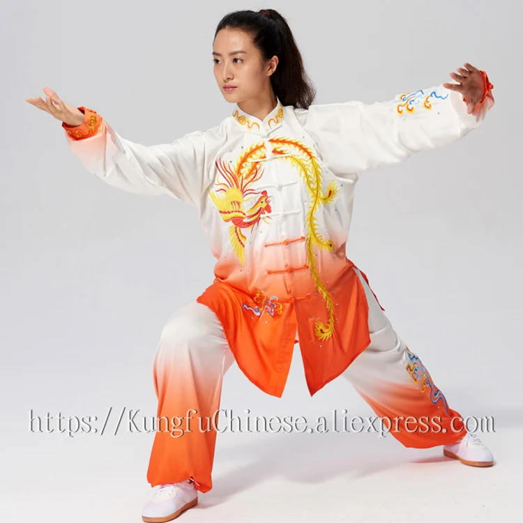 Китайская форма wushu для кунг-фу одежда taijiquan костюм taolu искусственная детей и