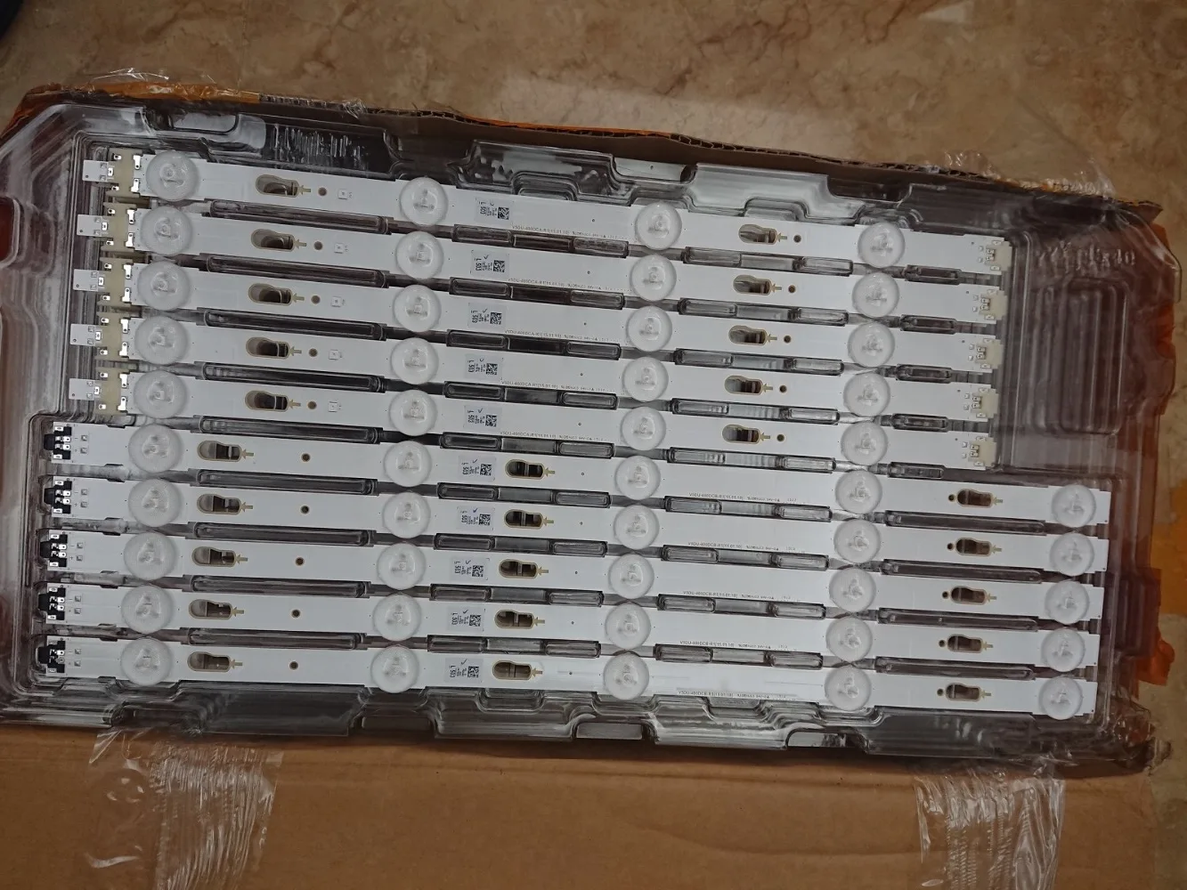Новинка 10 комплектов = 100 шт. Светодиодная лента для samsung UN40JU6700 V5DU 400DCA R1 400DCB 34791A