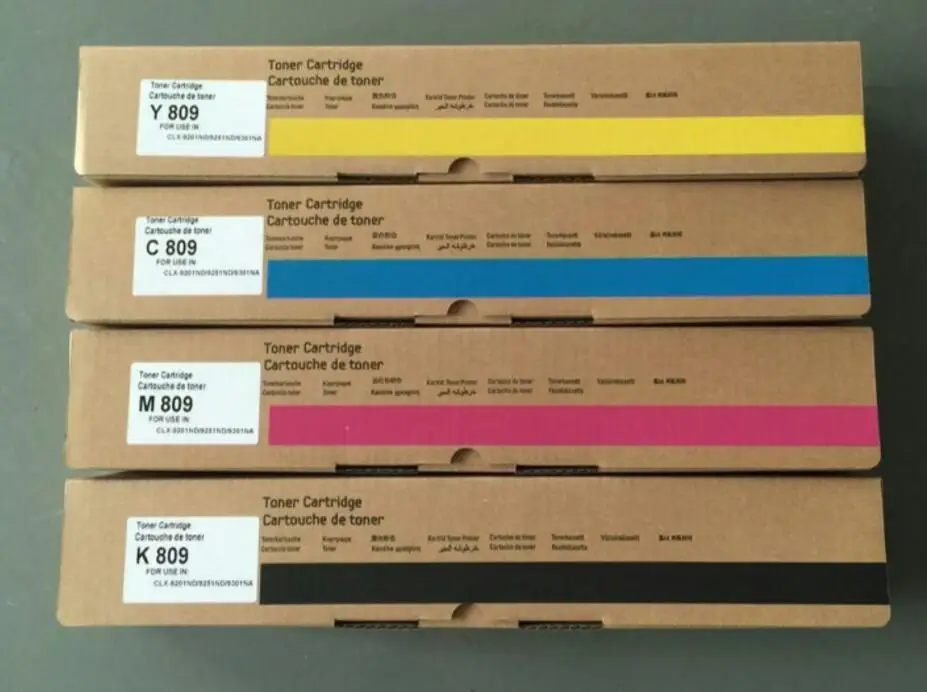 new Compatible color toner cartridge copier kit K809 for SAMSUNG CLX-9201ND/ 9251ND/ 9301NA laser K-809 KCMY 4pc | Компьютеры и офис