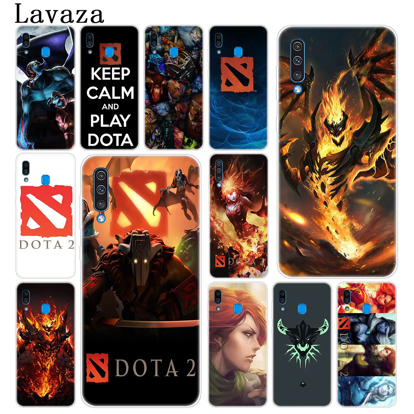 Модный чехол для телефона Lavaza Shadow Fiend Dota 2 с логотипом Samsung Galaxy A70 A60 A50 A40 A30 A20 A10 M10 M20 M30 M40 A20e чехол|Бамперы| |