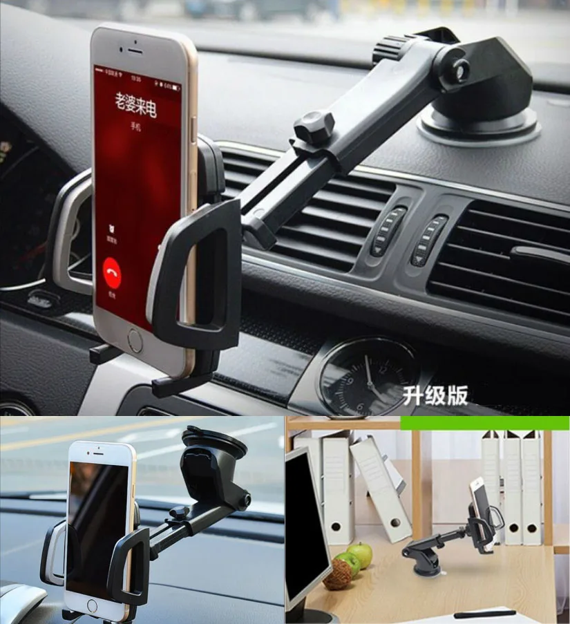 For Samsung Galaxy A3 A5 A7 On5 On7 C5 C7 Universal 4 6 inch Retractable Windshield Dashboard Car Phone Stand Holder GPS Mount|gps friction mount|gps