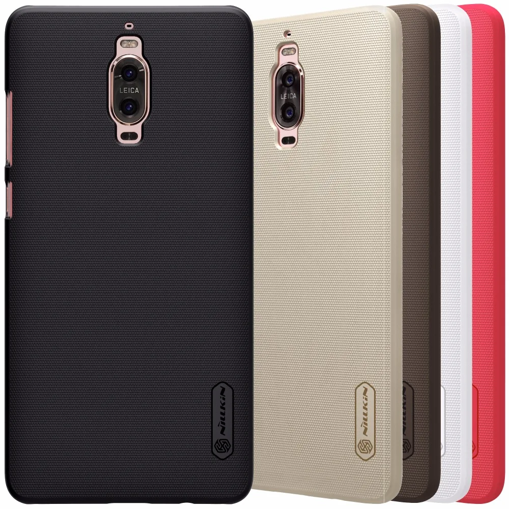 В наличии оригинальный матовый чехол NILLKIN золотого цвета для Huawei Mate 9 Pro жесткая
