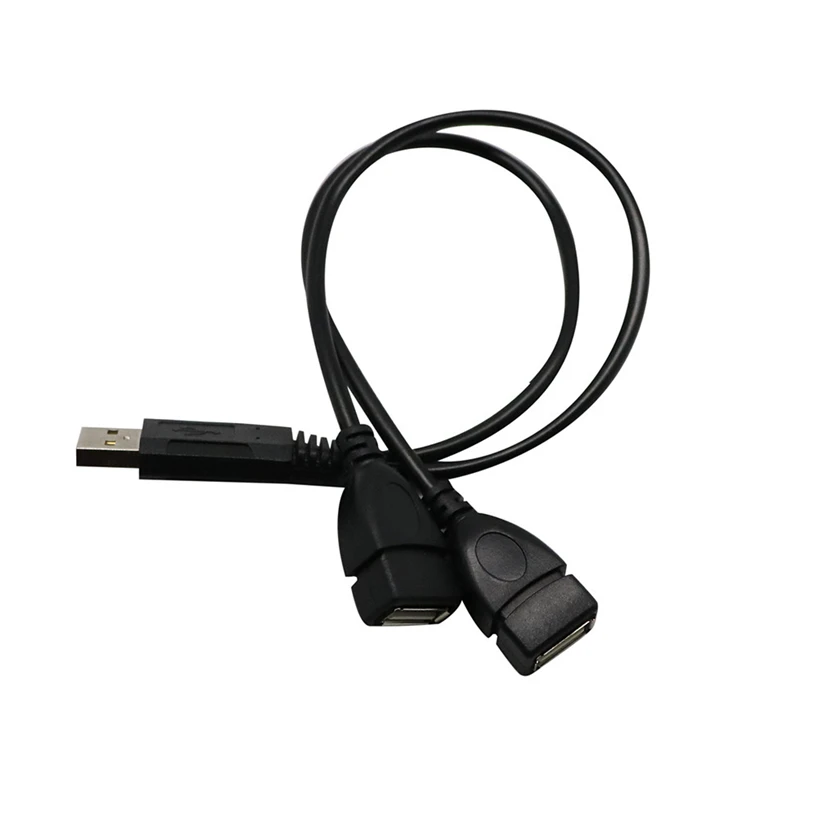 USB 2 0 30 см портативный шунт быстрая зарядка y разветвитель концентратор двойной