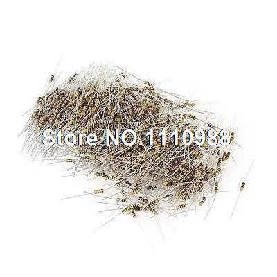 

1000 Pcs Replaceable 15 Ohm 1/4Watt Resistance Carbon Film Resistors