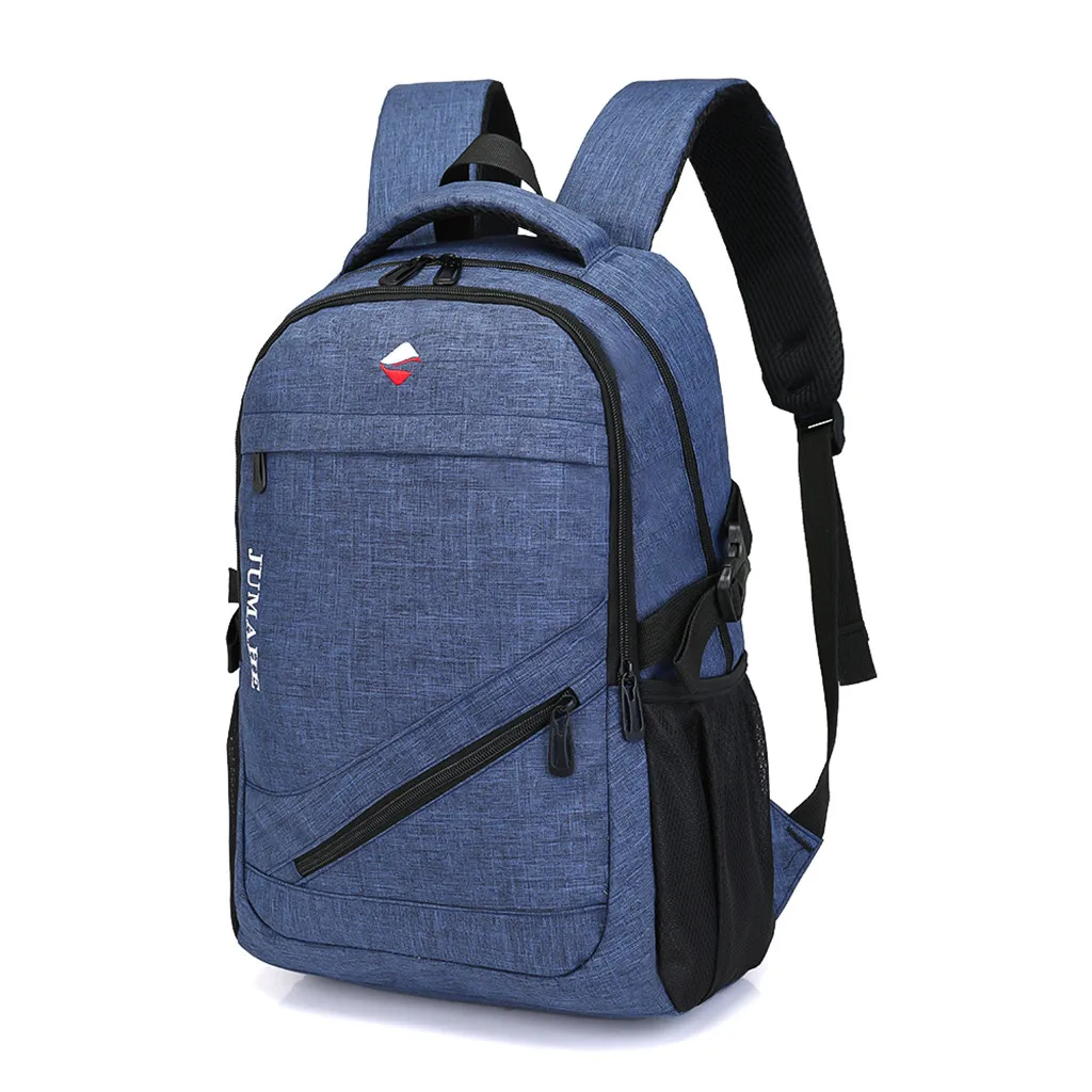 BU Aelicy, мужской рюкзак, водонепроницаемый, вместительный, мужской, для ноутбука, школьные, для путешествий, сумка, Оксфорд, Повседневный, женский, деловой рюкзак - Цвет: BU
