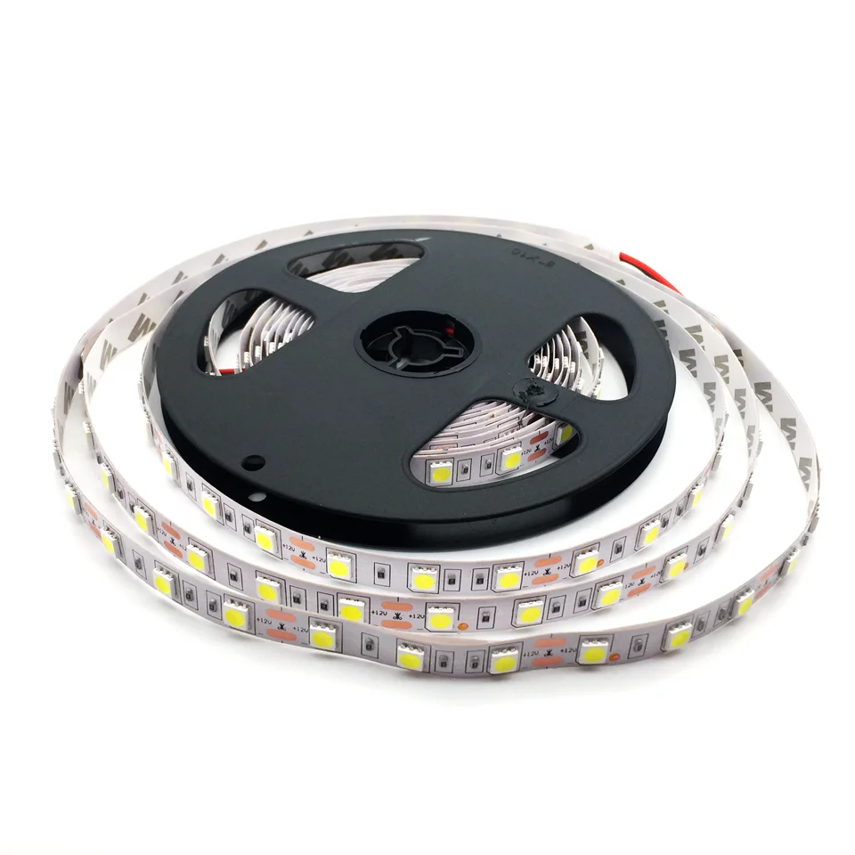 12 В 5 м Светодиодная лента 5050 RGB RGBW RGBWW 60 Светодиодный s/M гибкий ленточный