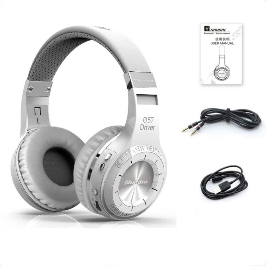 Белый HT Беспроводной наушники гарнитура bluetooth Шум шумоподавления Auriculares Bluetooth