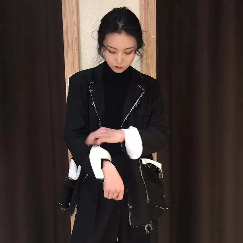Блейзер TWOTWINSTYLE комплект из двух предметов для женщин пальто с карманами и