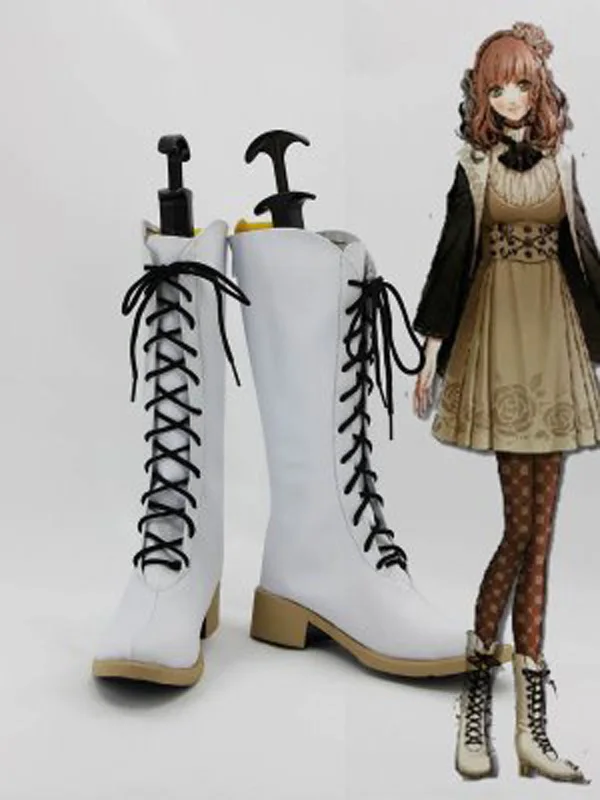 Белые сапоги для косплея Для вечевечерние аниме Косплея|custom made|customes for adultscustomes women