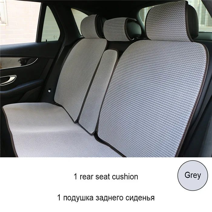 1 Rear seat Grey 1 спинка или 2 передних дышащих автомобильных сидений Подушка/3D воздушный сетчатый автомобильный чехол для сидения коврик подходит для большинства автомобилей грузовиков внедорожник защита сидений - Название цвета: 1 Rear seat Grey