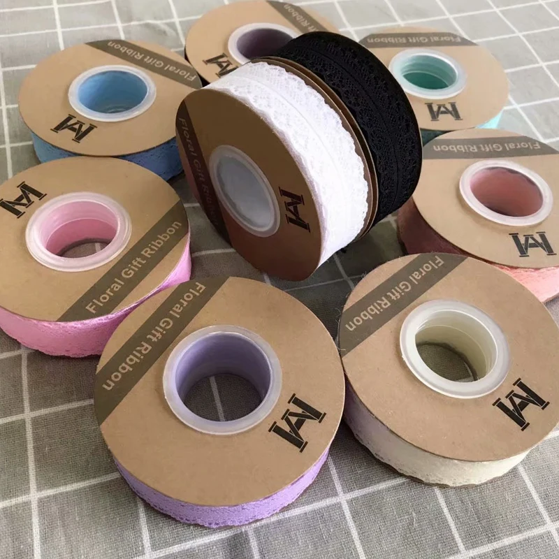 3 см кружевная лента DIY шитье одежды и ткань белый черный синий бордовый розовый фиолетовый кружево Отделка Подарочная упаковка кружевная лента