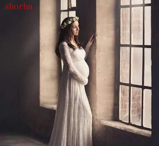 Женское платье для беременных реквизит фотосессии Одежда элегантные платья фото