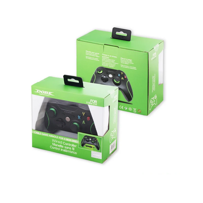 100% качество проводной геймпад игровой контроллер Джойстик для XBOX ONE и ПК USB с