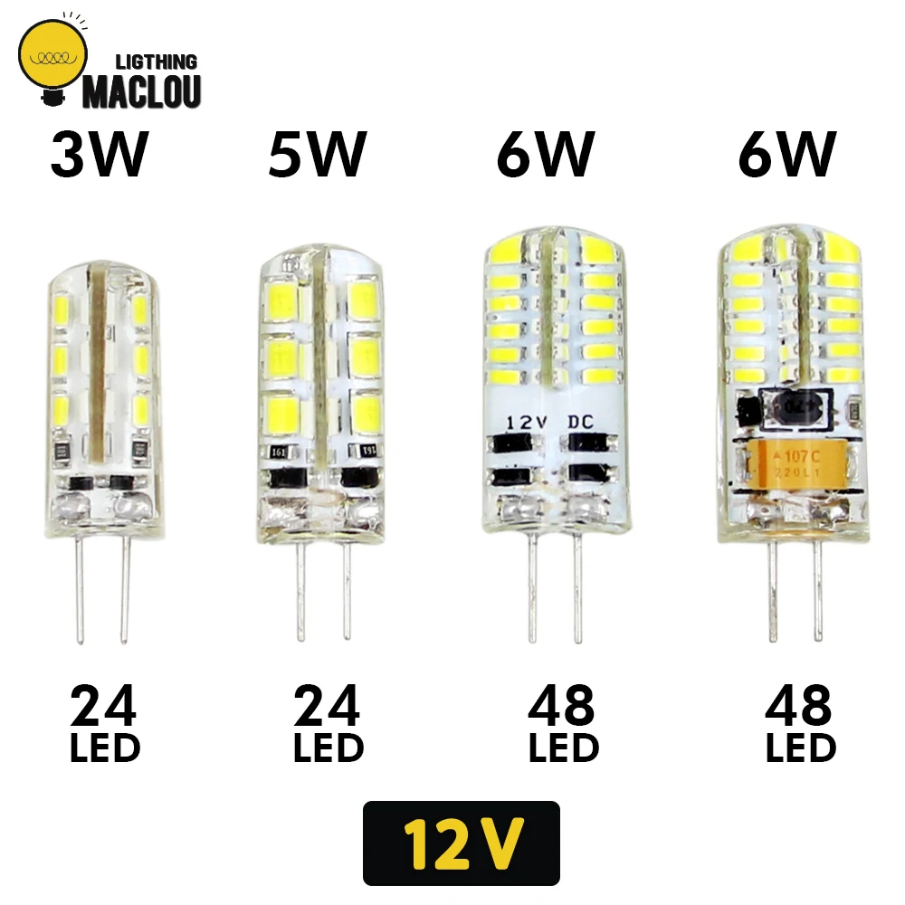10 шт G4 LED AC/DC 12 V 220 3 w 6 светодиодные лампы SMD3014 люстра Ампуле внимания галогенная
