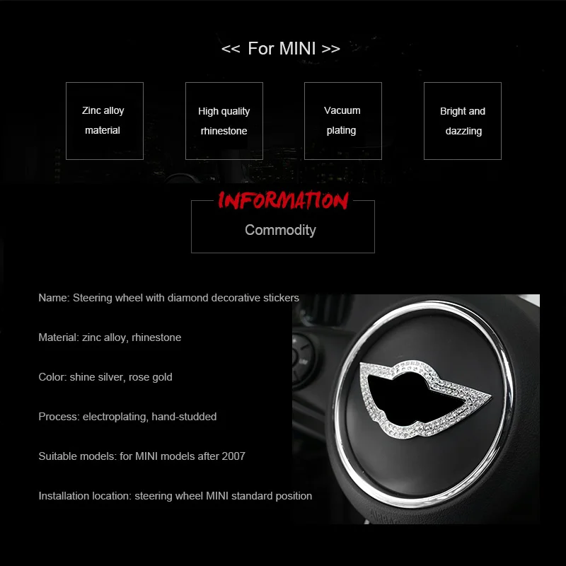 Автомобильные наклейки на руль 3D автомобиль trd для BMW mini cooper clubman countryman|Наклейки