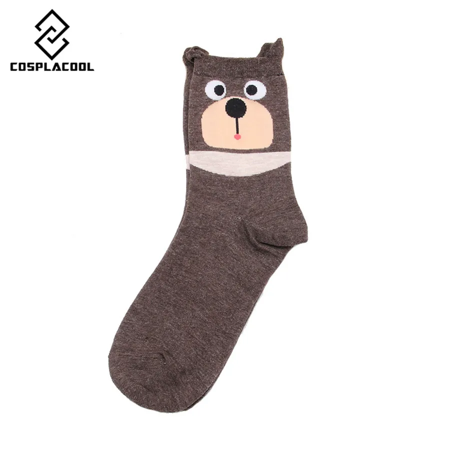 [COSPLACOOL] женские носки с кошачьими ушками поглощающие пот дезодорирующие calcetines