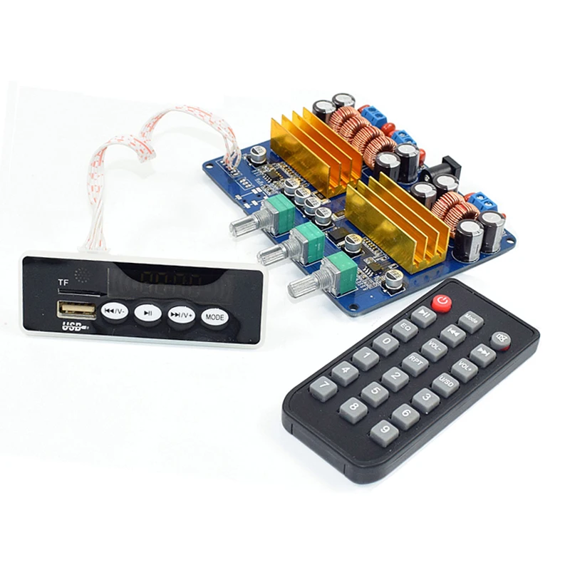 TPA3116 в сборе 100 W+ 50 W+ 50 W карты памяти USB FM AUX сабвуфер доска 2,1 bluetooth усилитель доска