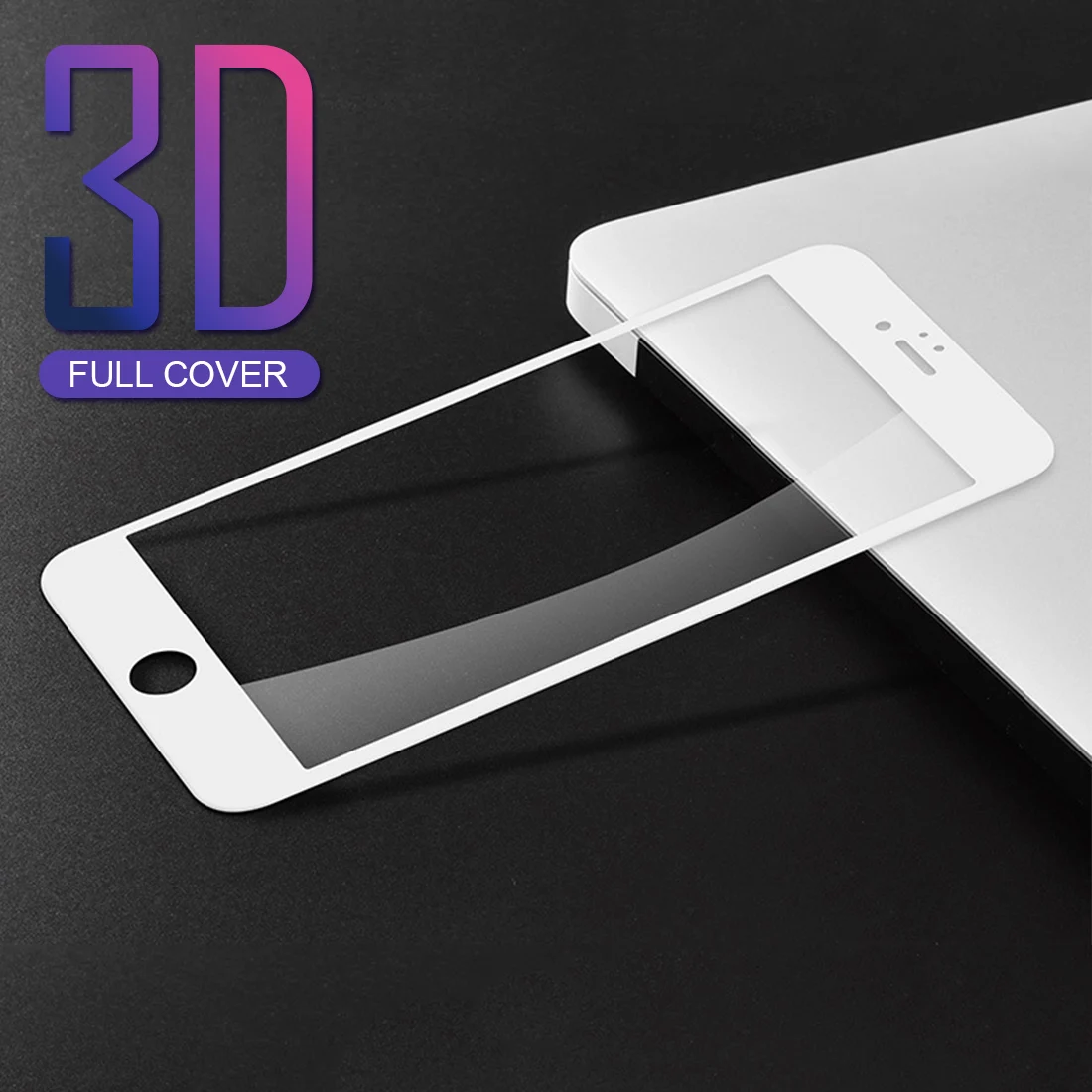 Для iPhone6 6s 6plus 6splus 7 7plus 3D Arc Edge полное покрытие из углеродного волокна закаленное
