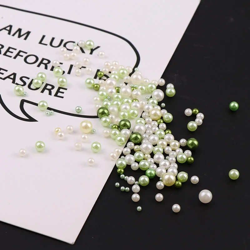 Круглые бусины из АБС-пластика 3-6 мм | Дом и сад