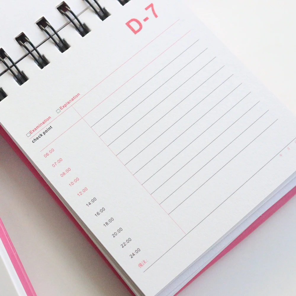 

Domikee candy cartoon Flamingo design office school 100 days daily planner notebooks stationery,student desk planner pad,thick