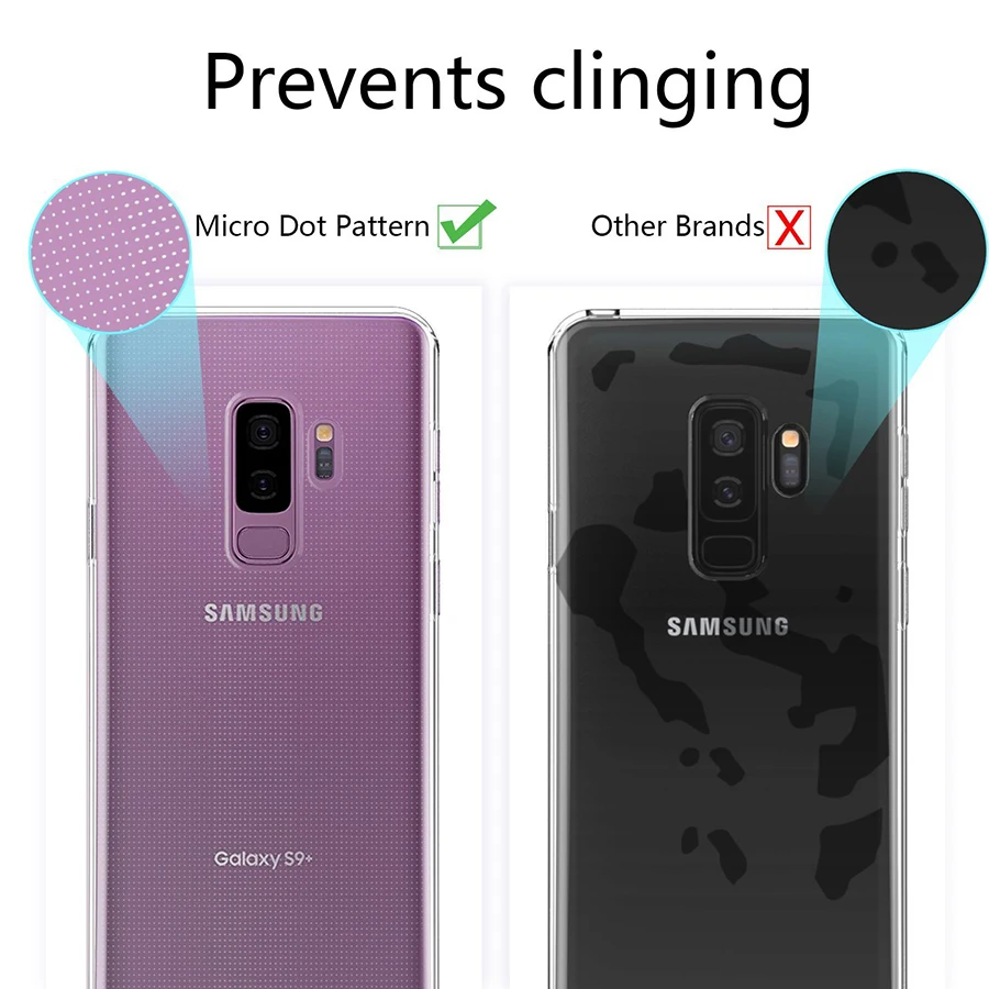 Для Samsung Galaxy S8 S9 Plus Note 8 9 S6 S7 Edge A5 A3 A7 2017 A8 A6 2018 прозрачный чехол TPU мягкая задняя