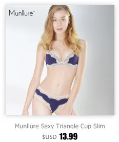 Munllure, сексуальный, с пряжкой спереди, Цветочный, ультра-тонкий, треугольная чашка, бюстгальтер, набор, для женщин, красивый, y-тип, сзади, удобное, кружевное белье