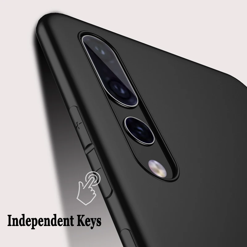 Ударопрочный ультра тонкий для Huawei P20 P30 Lite 360 Защитный резиновый чехол Pro матовый