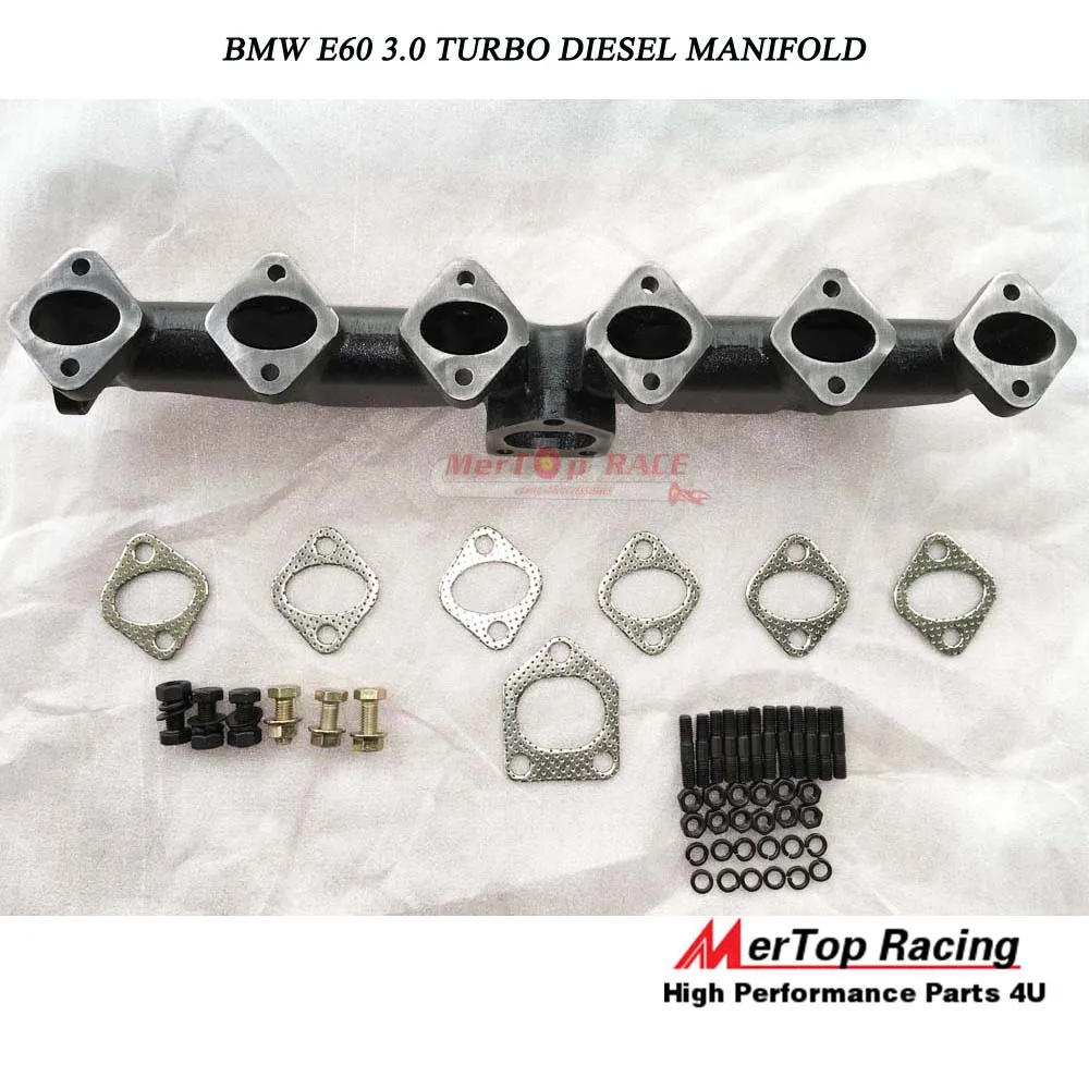 Выпускной коллектор из чугуна MerTop Racing 5 SERIES E60 E61 E65 E39 525d 530d M57 M57N TURBO|manifold|manifold