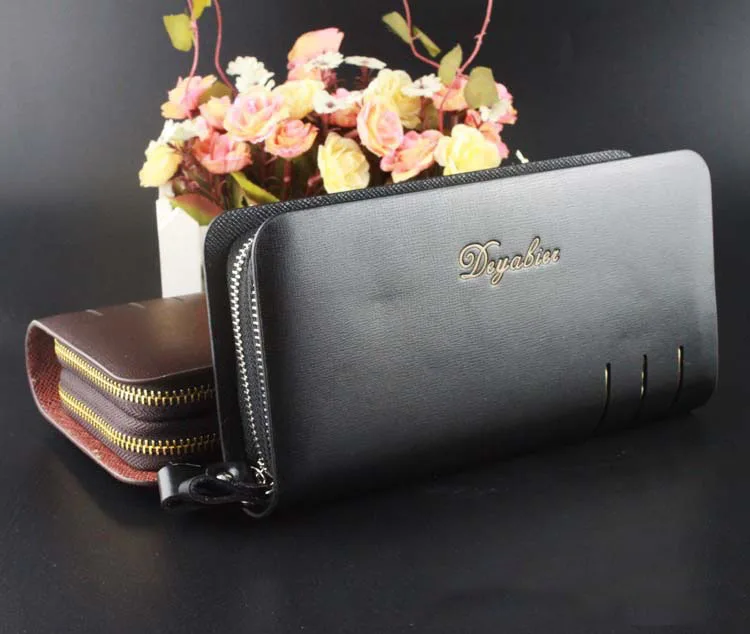 Fashion men's wallets genuine purse male leather long card / passport/ money clutch purses portfolio for man | Багаж и сумки