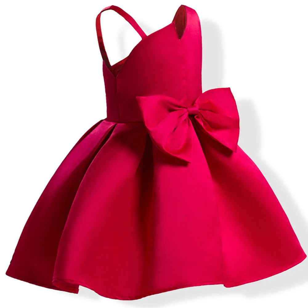 Платье в полоску для маленьких девочек праздничные платья детские костюмы на