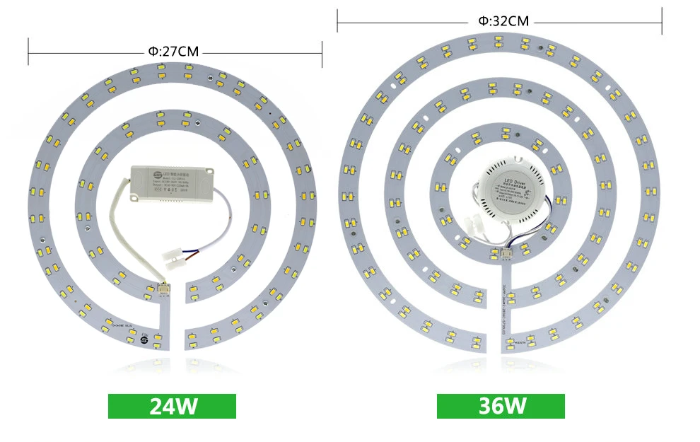 5730 SMD светодиодный светильник AC220V 15 Вт 18 Вт 24 Вт 36 Вт кольцевой светодиодный светильник для потолочного светильника внутреннего освещения декоративный светильник s для гостиной