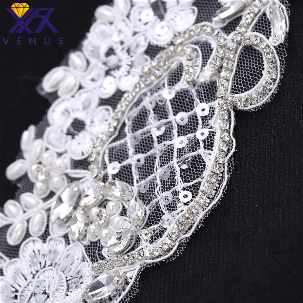 XFX VENUS 1 ручная работа маленькая нашивка аппликация искусственный жемчуг