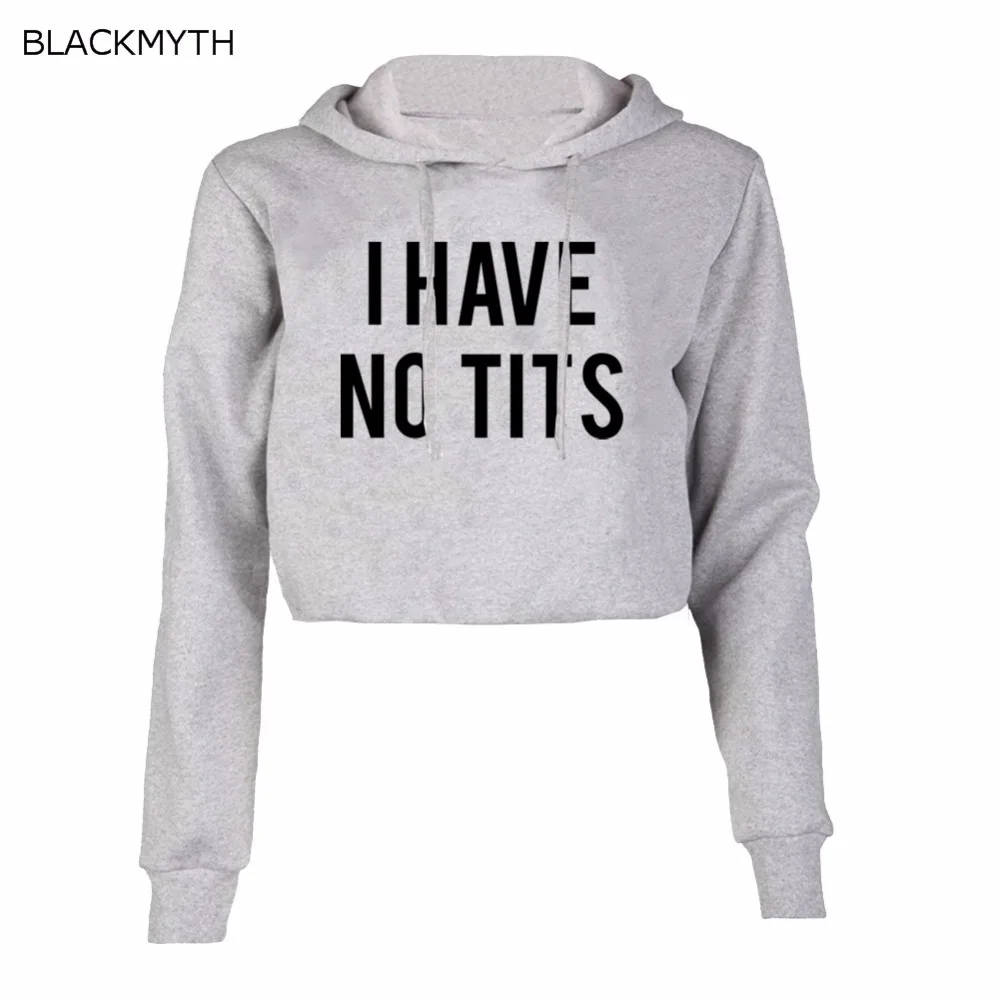 BLACKMYTH свободная женщина I HAVE NO TITS печать осень девушки толстовки Толстовка с длинным рукавом|sweatshirt long