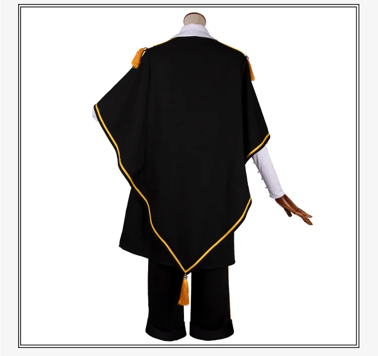 

High Quallity Japanese Anime Kagamine Rin/len Man Woman Cosplay Costume Hat + Tie + Shirt + Cloak + Skirt + Golves + Scoks