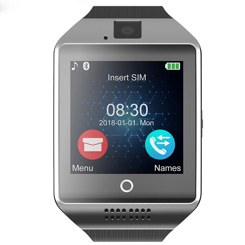 ITORMIS Bluetooth Смарт часы телефон Smartwatch Q18 с камерой сенсорный экран поддержка