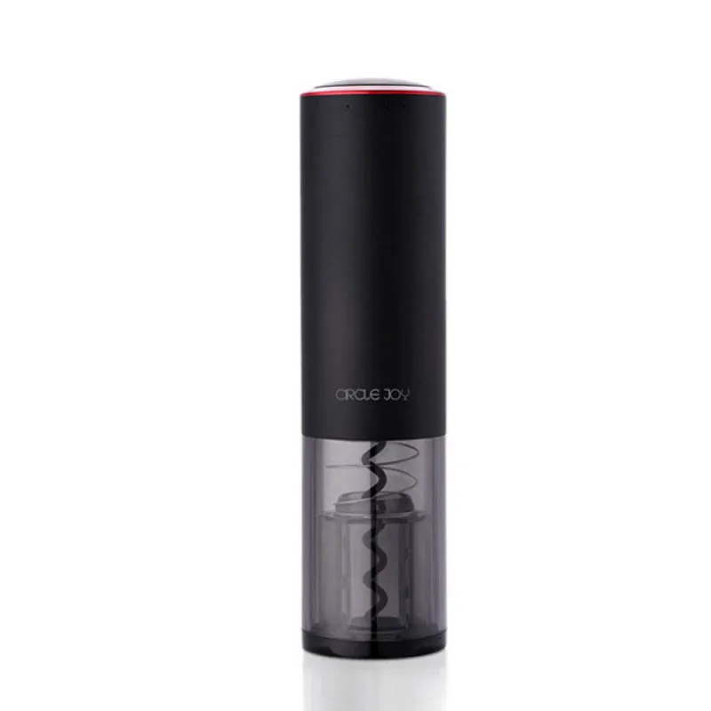 Black XIAOMI Mijia Circle Joy штопор usb зарядка Автоматическая электрическая открывалка для бутылок инструмент для открывания кухни CJ-EKPQ02 - Цвет: Black