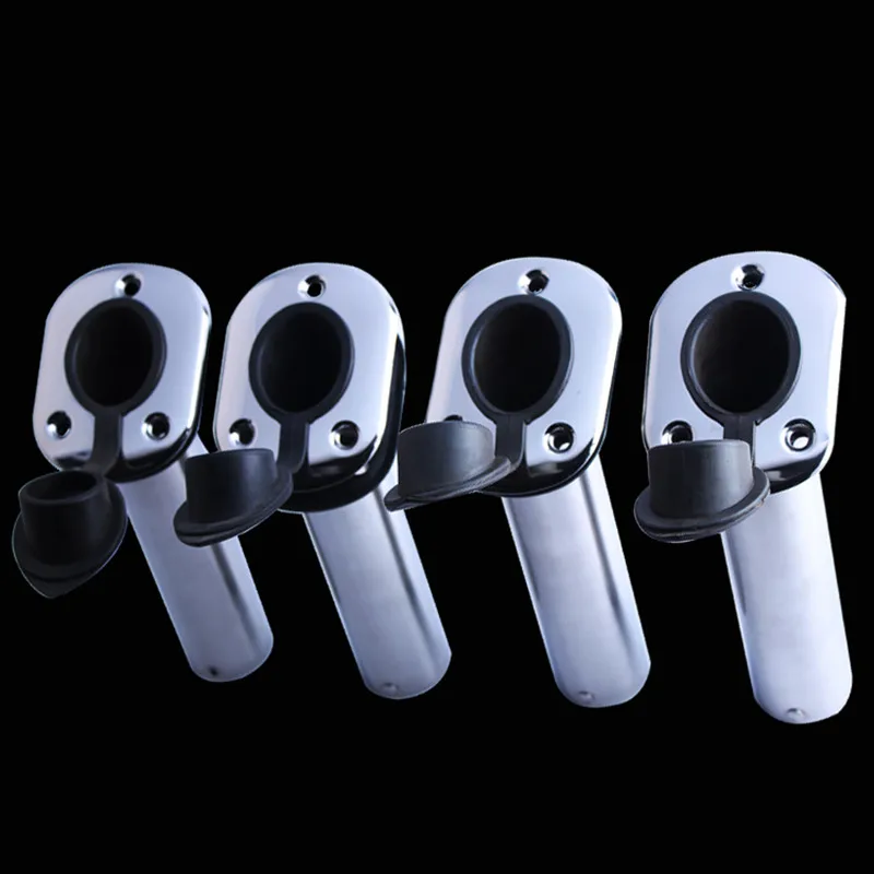 

4 Piece stainless steel Fishing Tackle Accessory tool Rotatable Fishing Rod Holder Bracket For Boat Assault Boats Kayaking Yacht