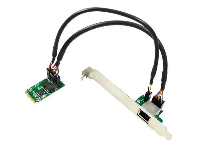 Сетевая карта M.2(B Key/M Key) Gigabit Ethernet адаптер порта RJ45 10/100/1000 контроллер сетевой