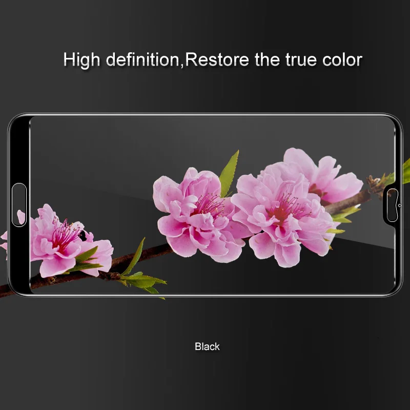 Screen Protector For Huawei P20 pro Tempered Glass Full Cover Automatic adsorptionProtective Film huawei p20 Coverage | Мобильные