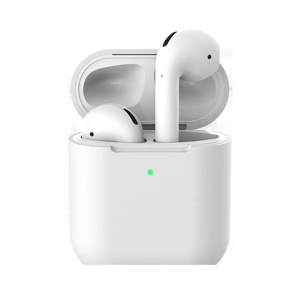 Для airpods iPad Air 2 силиконовый чехол Беспроводной Bluetooth наушники для i16 i17 i18 i19 i20 i30 i40 i50 i60 наушники-вкладыши tws с i30 i60 - Цвет: baiTC2dai